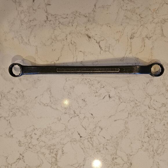 Vintage LC Drop Forged in USA Double Box End Wrench E Series 25/32 3/4" - Picture 2 of 3